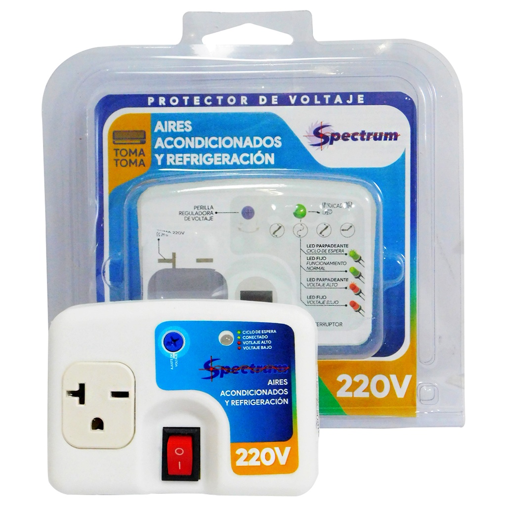 PROTECTOR DE VOLTAJE 220V PARA AIRES SPECTRUM