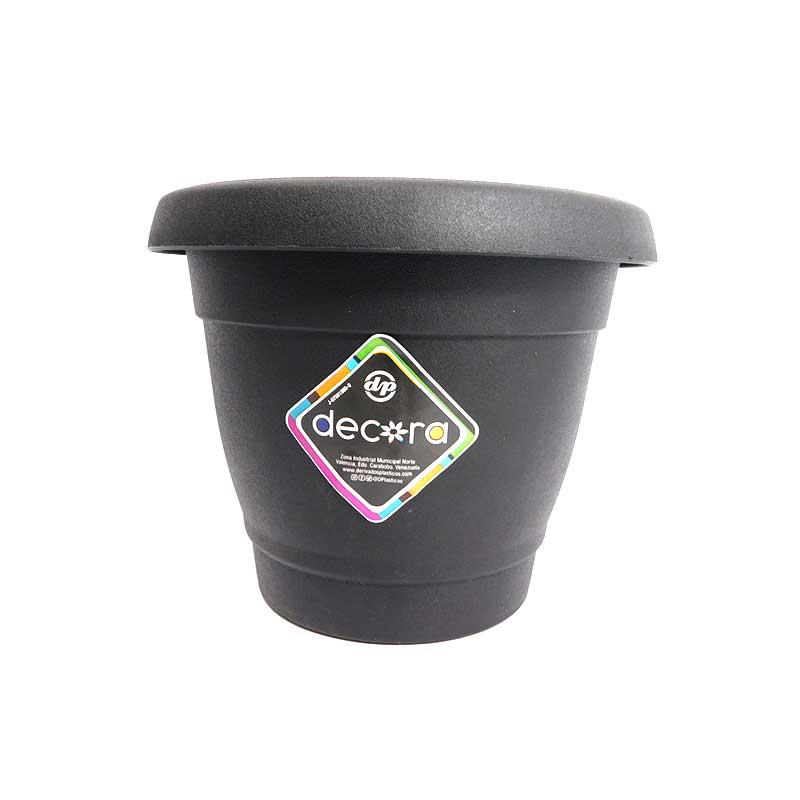 MATERO PP CLÁSICO D-20 NEGRO DECORA
