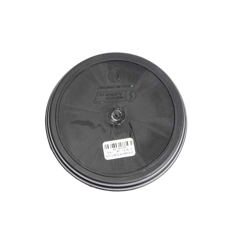 PLATO MATERO PP CLÁSICO D-20 NEGRO DECORA