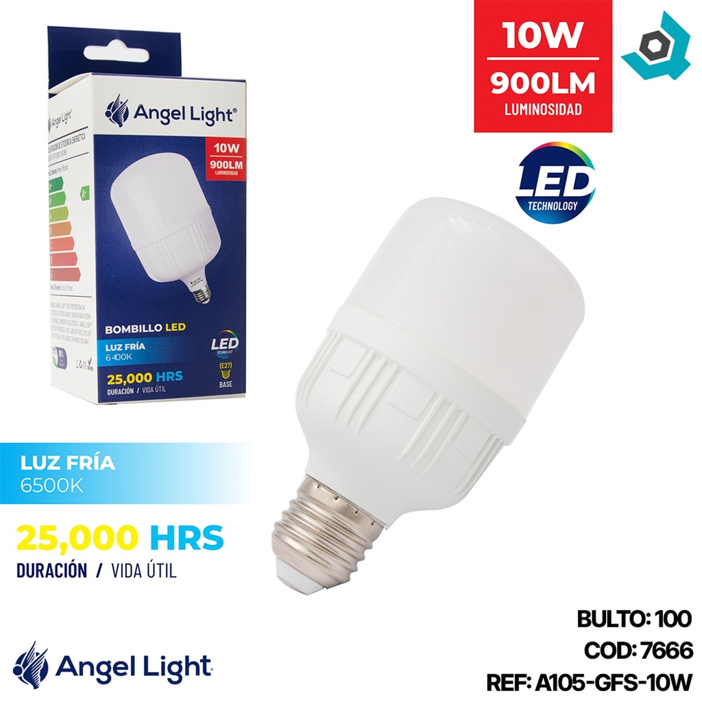 BOMBILLO LED 10W ANGEL LIGHT