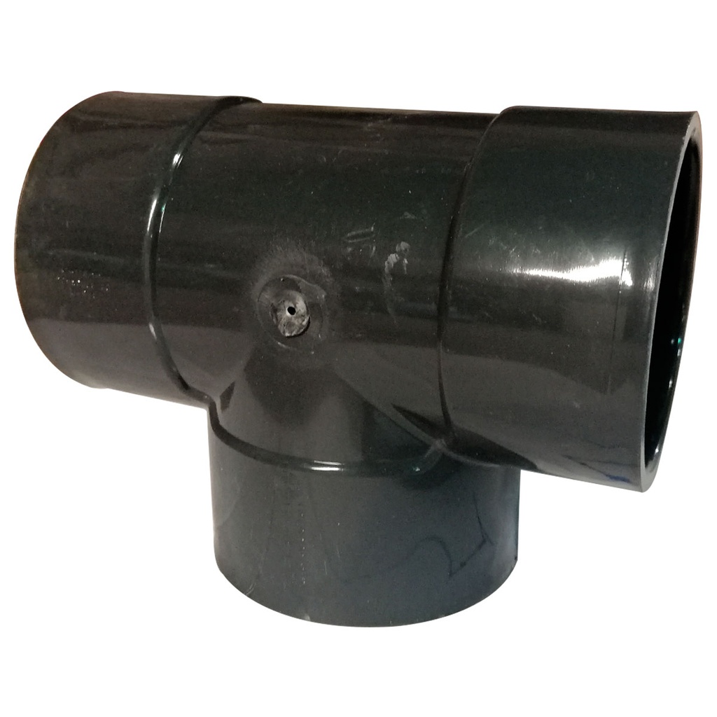 TEE PVC PRES SCH 80 4" HS TUBRICA