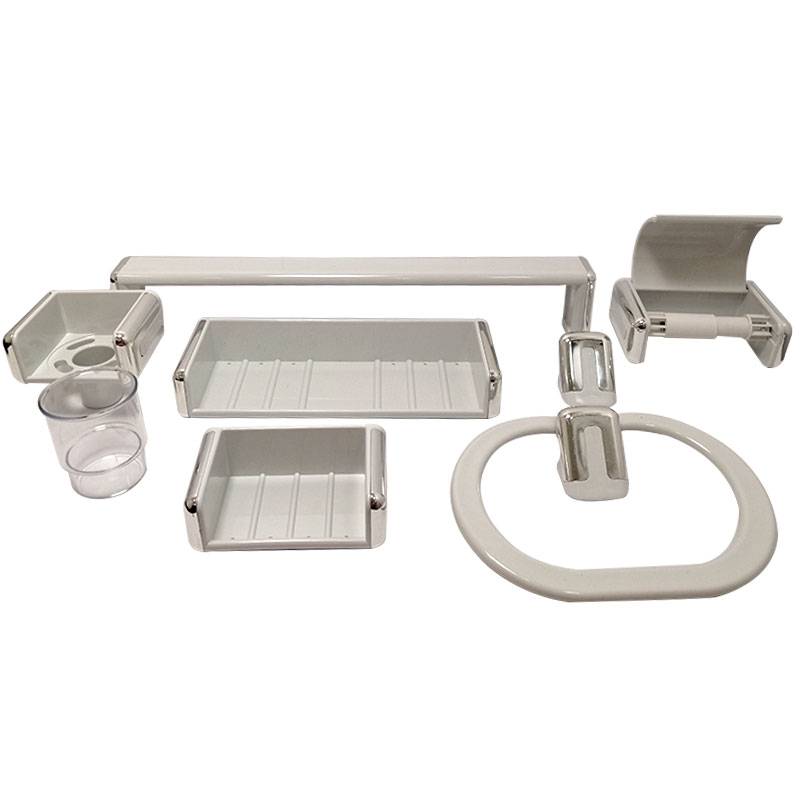 JUEGO DE BANO COLOR BLANCO 7PZAS GRIVEN