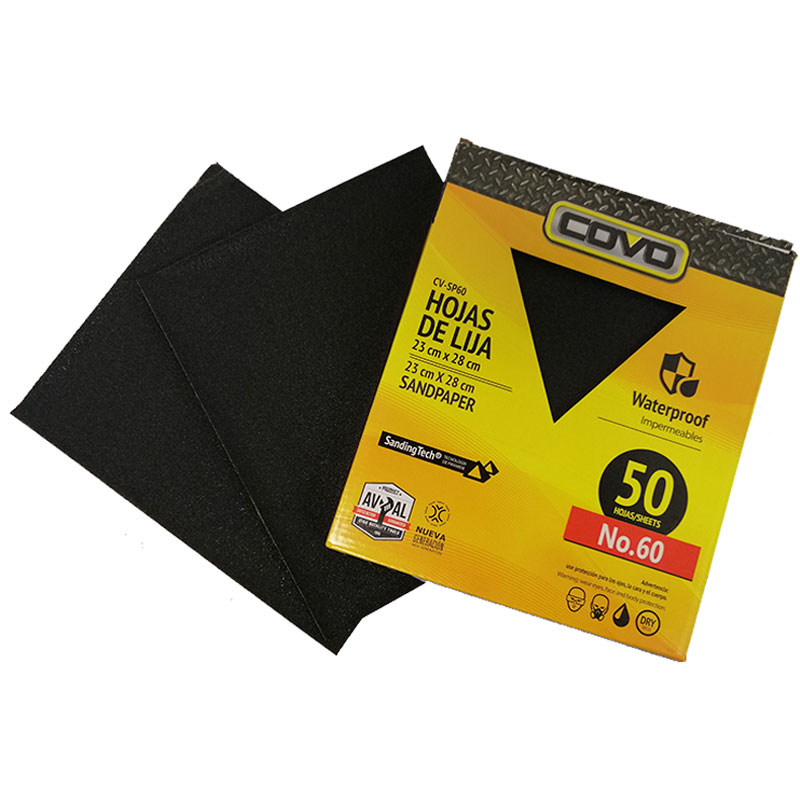 LIJAS DE PAPEL GRANO 60 COVO