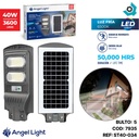LAMPARA LED SOLAR 40W ANGEL LIGHT