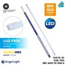 LAMPARA LED DE TUBO 18W 120CM VIDRIO ANGEL LIGHT