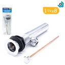 DESAGUE PARA LAVAMANOS 1 1/4" X 8" AUTOMATICO GRIVEN