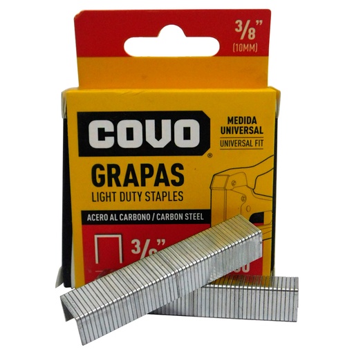 [7955] GRAPAS 10MM CORONA PLANA COVO