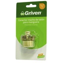 CONECTOR MACHO 1/2" PARA MANGUERA GRIVEN