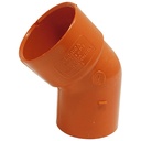 CODO 45GR PVC SANITARIO REFORZADO 50MM EXC TUBRICA