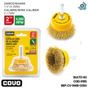 DISCO CEPILLO COPA DE ALAMBRE 2" X 1/4" COVO