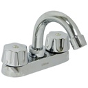 GRIFERIA PARA LAVAMANOS 4" CUELLO CURVO GRIVEN