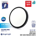 LAMPARA LED SUPERFICIAL REDONDA 24W 11.5" LUZ BLANCA ANGEL LIGHT