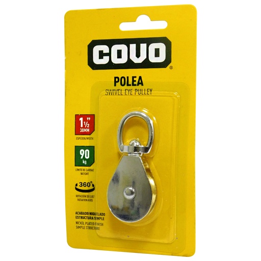 [8335] POLEA 1 1/2" 90KG COVO