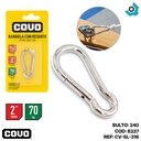 BANDOLA MOSQUETON 2" DE ACERO COVO