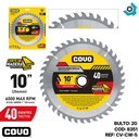 DISCO DE SIERRA 10" PARA MADERA COVO
