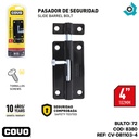 PASADOR DE SEGURIDAD 4" COVO