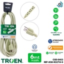 EXTENSION ELECTRICA 6MTS 3 TOMAS TROEN