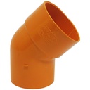 CODO 45GR PVC SANITARIO REFORZADO 75MM EXC TUBRICA