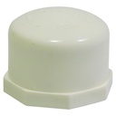 TAPA PVC PRES 1" HR BLANCO TUBRICA