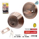 CERROJO CILINDRO MARIPOSA 45MM BRONCE COVO