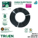 CABLE ELECTRICO 8 AWG NEGRO 7 HILOS TROEN