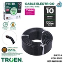 CABLE ELECTRICO 10 AWG NEGRO 7 HILOS TROEN