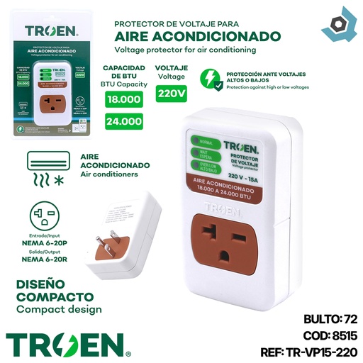 [8515] PROTECTOR DE VOLTAJE 220V TROEN