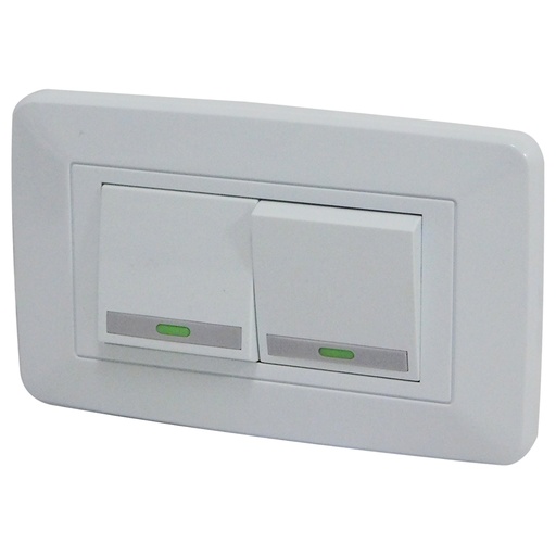 [8685] APAGADOR DOBLE BLANCO TROEN