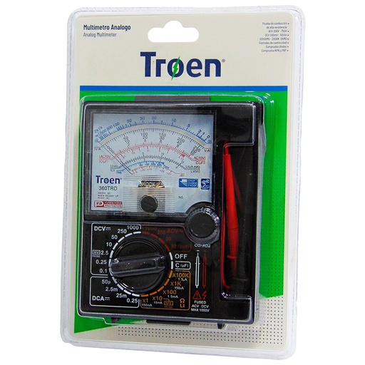 [8930] PROBADOR DE VOLTAJE ANALOGO 1000V TROEN