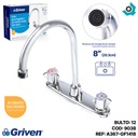 GRIFERIA PARA FREGADERO 8" TIPO SAYCO GRIVEN