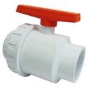 VALVULA 4" DE PVC CON ROSCA TUBRICA