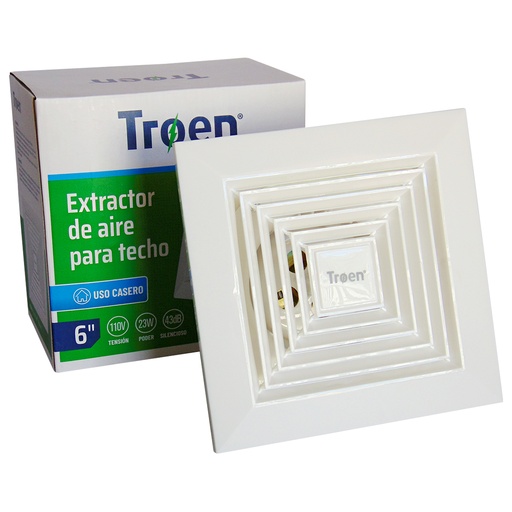 [9172] EXTRACTOR DE AIRE 6" CUADRADO TROEN