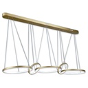 LAMPARA LED COLGANTE 80W 5 ANILLOS ANGEL LIGHT