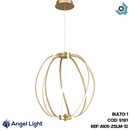 [9181] LAMPARA LED COLGANTE 100W ANGEL LIGHT