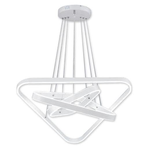 [9182] LAMPARA LED COLGANTE 155W TRIANGULAR ANGEL LIGHT