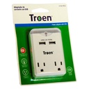 ADAPTADOR DE CORRIENTE CON USB TROEN