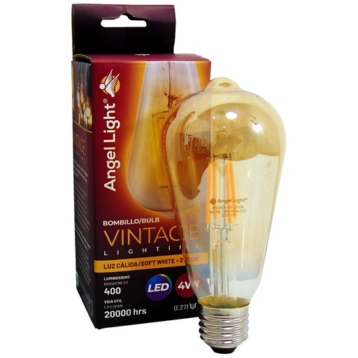[9275] BOMBILLO LED 4W VINTAGE ANGEL LIGHT