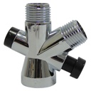 LLAVE 3 VIAS PARA REGADERA GRIVEN