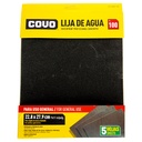 LIJA DE AGUA 9" X 11" GRANO 100 COVO