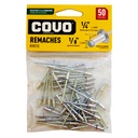 REMACHE 1/8" X 1/4" 50 PIEZAS COVO