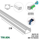CANALETA DE PVC 20MM X 2 METROS TROEN
