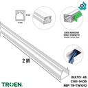 CANALETA DE PVC 10MM X 2 METROS TROEN