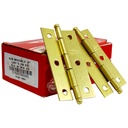 BISAGRA PARA MUEBLE 3" LATONADA CALIBRE 18 INDUMA