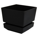 MATERO Y PLATO PP ART CUAD TEX L12 NEGRO DP