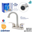 GRIFERIA PARA LAVAMANOS 4" CUELLO DE CISNE GRIVEN