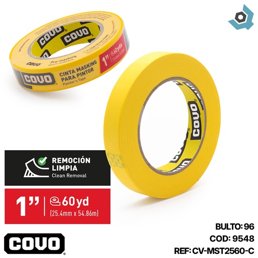 [9548] TIRRO PARA ENMASCARAR 1" PARA PINTAR COVO