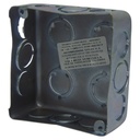 CAJETIN ELECTRICO 4"X4" ZINCADA CALIBRE 24 INDUMA
