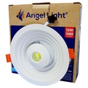 LAMPARA LED DE EMPOTRAR REDONDA 4.6" 12W LUZ BLANCA ANGEL LIGHT