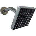 REGADERA PARA BANO 4" CUADRADA CROMADA GRIVEN