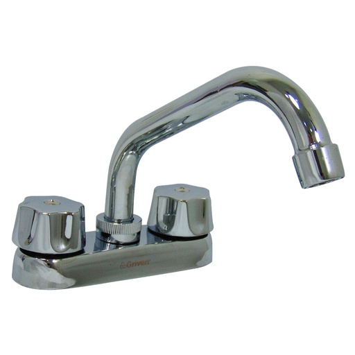[9717] GRIFERIA PARA LAVAMANOS 4" CUELLO LARGO GRIVEN